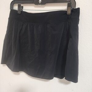 SPANX Black Skirt Tennis Golf Athleisure Skort Size 10‎